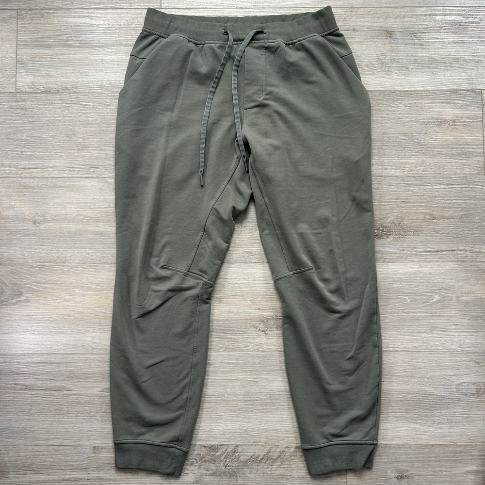 Lululemon City Sweat Jogger *29" (30x27) Mens Large Gray Sage Tapered Fit Pants